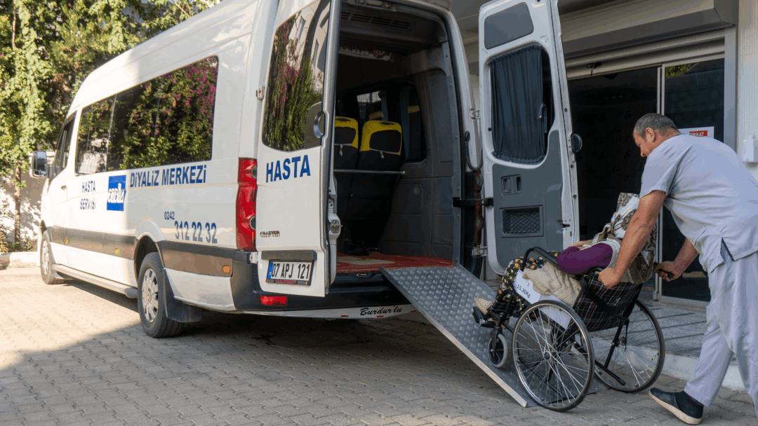 Transport zum Olbia Dialysezentrum